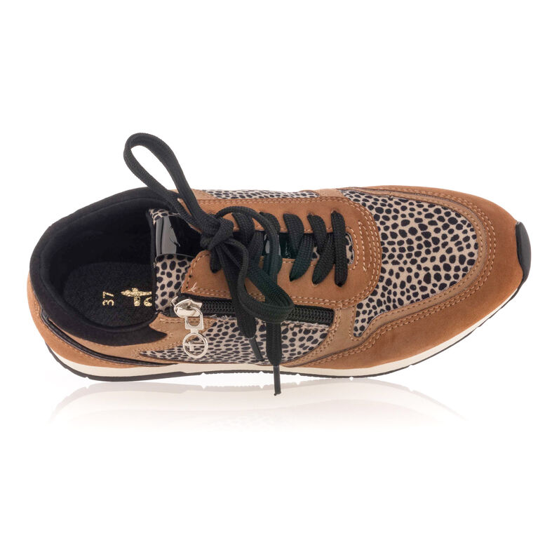 Zapatillas deportivas para mujer color marrón