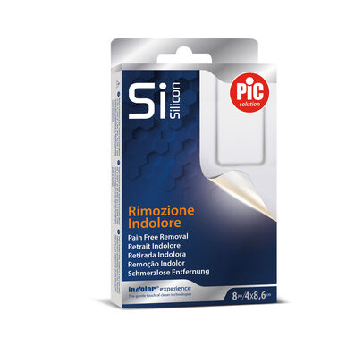 Pic Silikoniset helposti irrotettavat laastarit 4x8.6cm 8 kpl 8 kpl