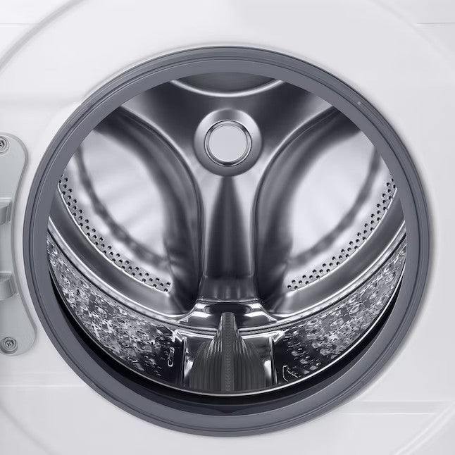 Samsung 4.5 cu ft (129 liter) energiezuinige stapelbare wasmachine met voorlader (wit) ENERGY STAR