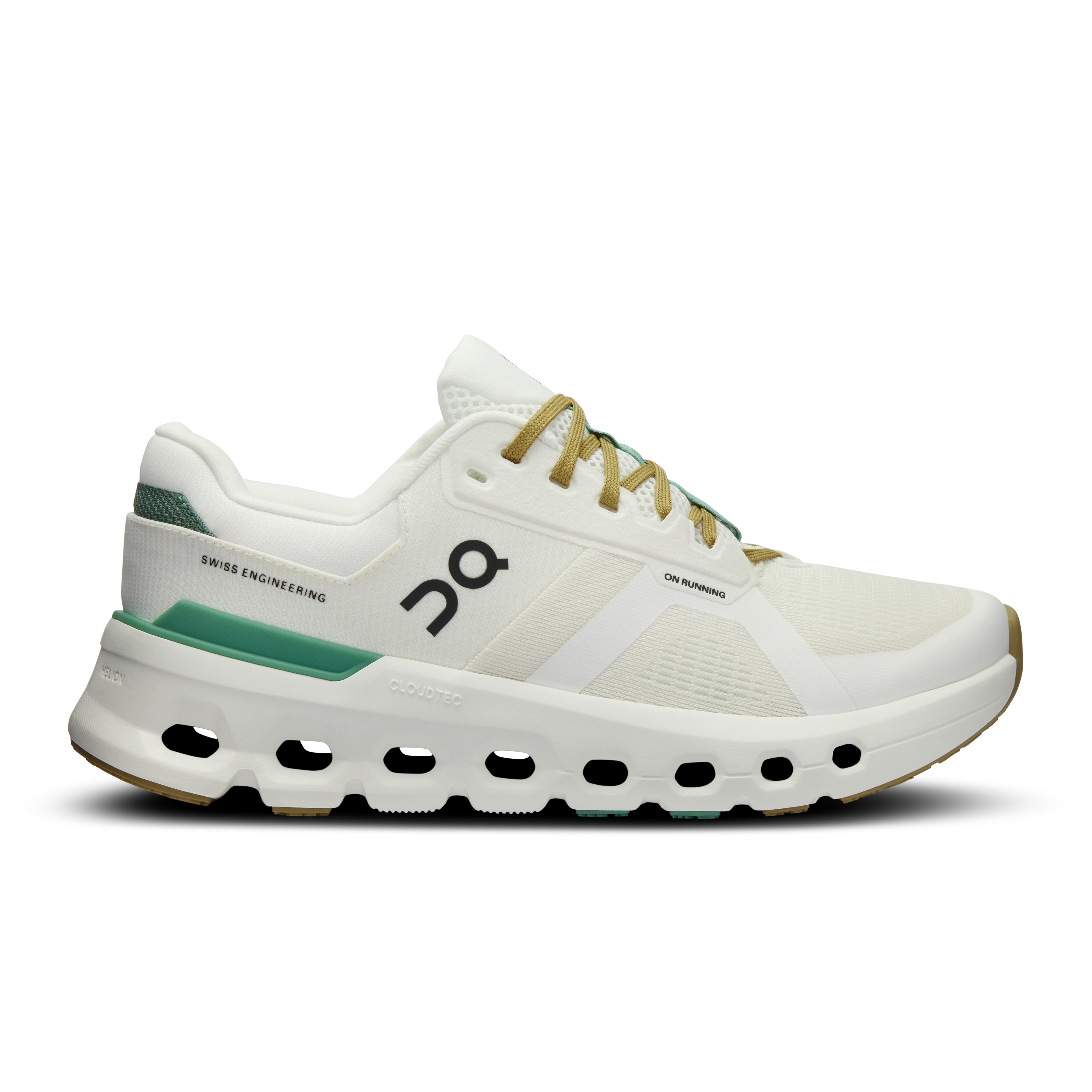 On Cloudrunner 2 Damenschuh Weiß | Grün