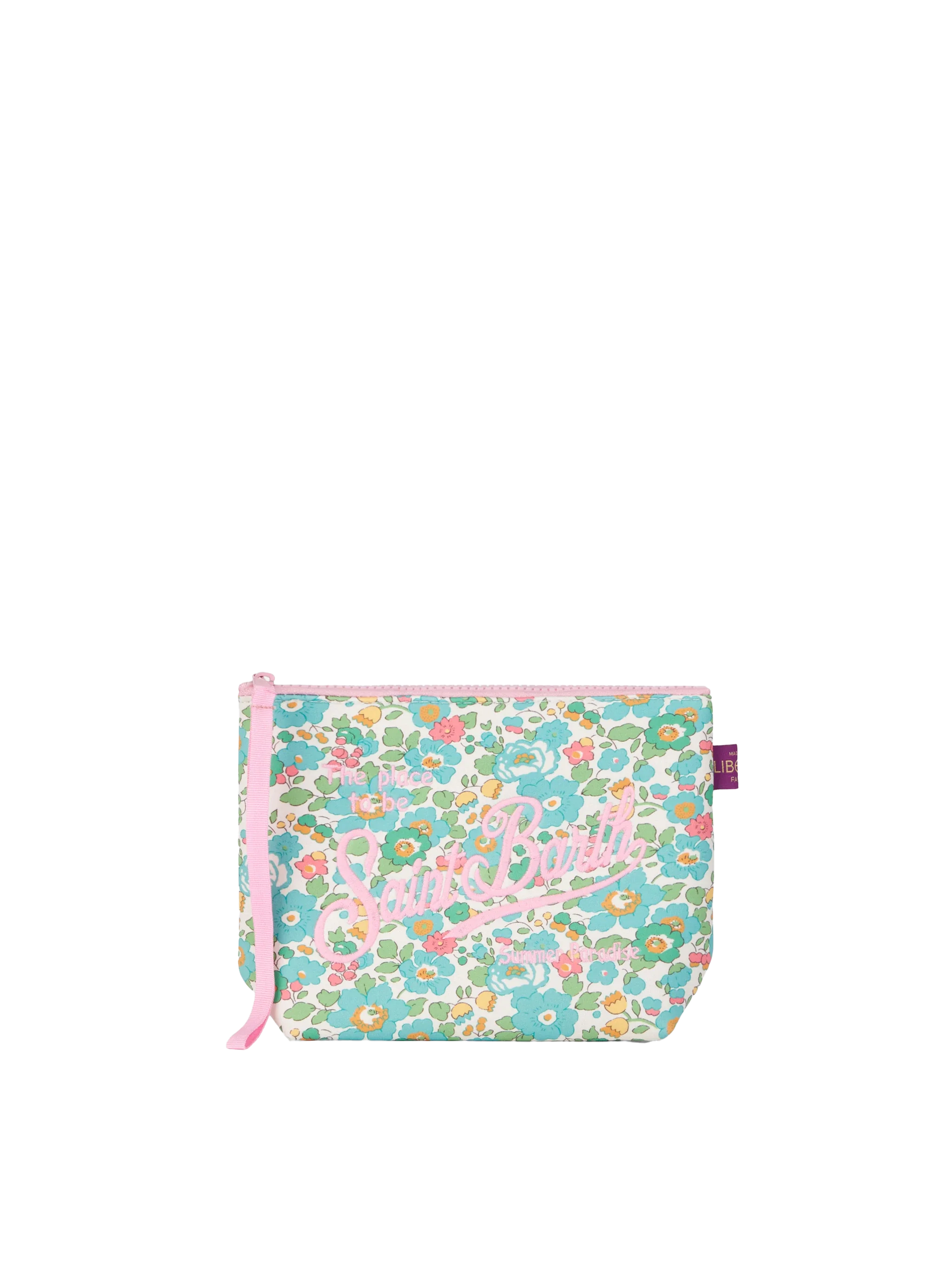 Aline scuba clutch med Betsy-print | LAVET MED LIBERTY-STOF