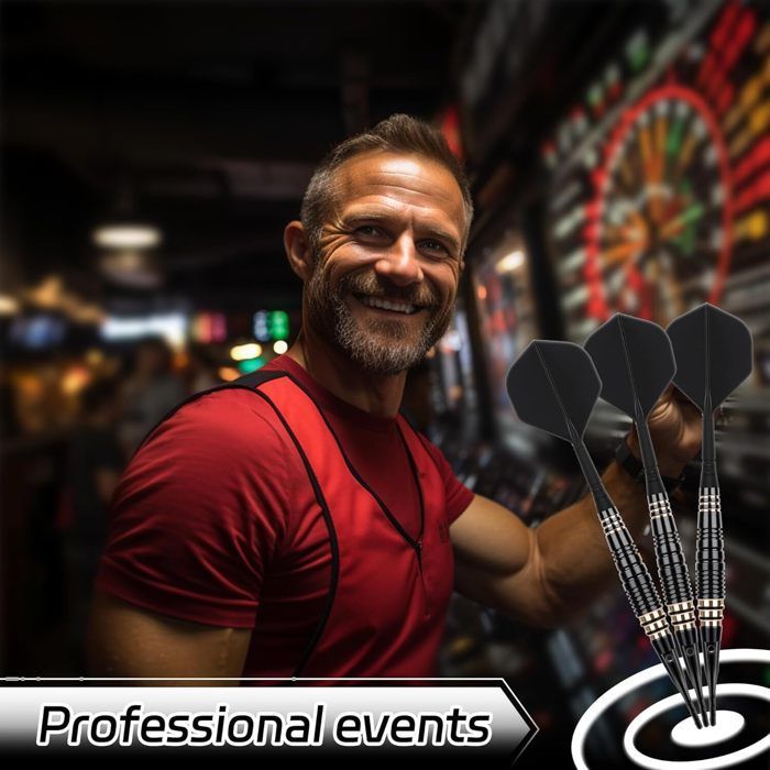 Professional Darts for Electronic Target Shooting - 3 Pack 18g with 30 Plastic Tips