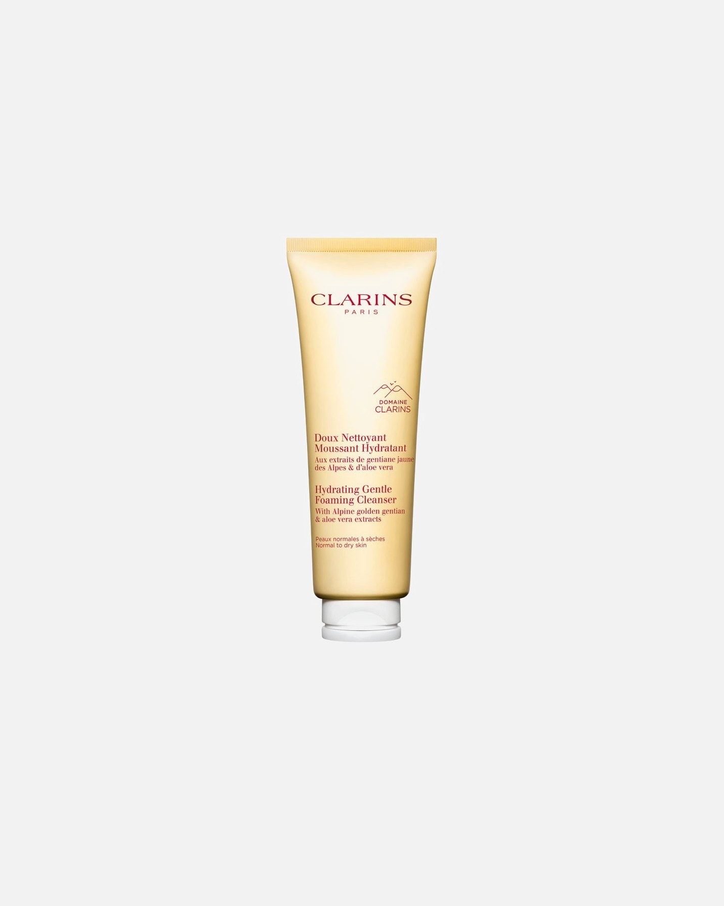 „Clarins“ drėkinamosios, švelnios veido valomosios putos – 125 ml
