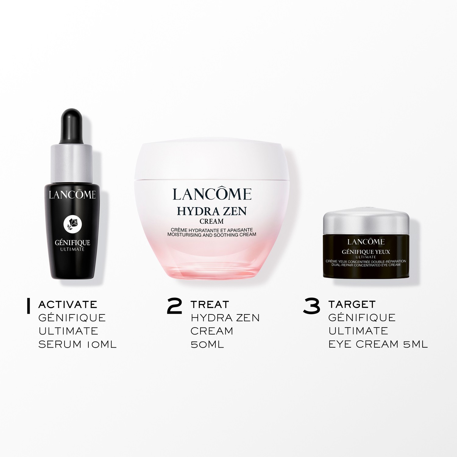 Conjunto de cuidados faciais Lancôme Hydra Zen – 1 peça