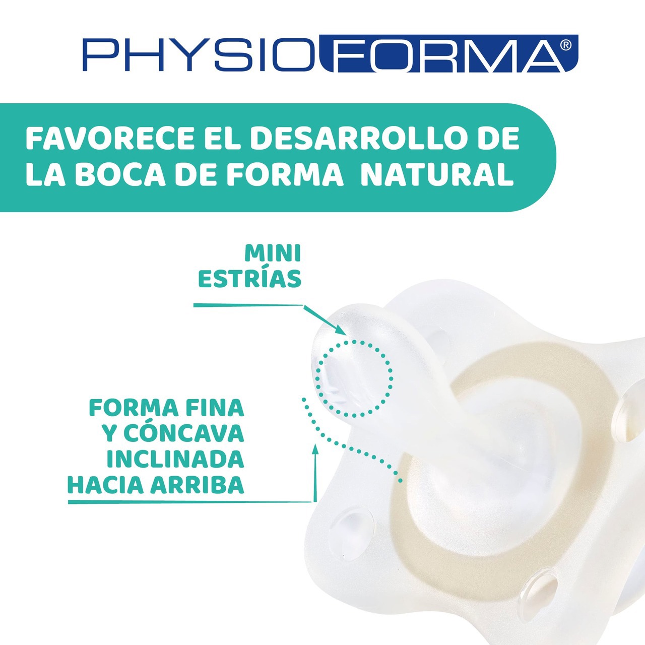 Μίνι μαλακή πιπίλα 2-6 μηνών PhysioForma