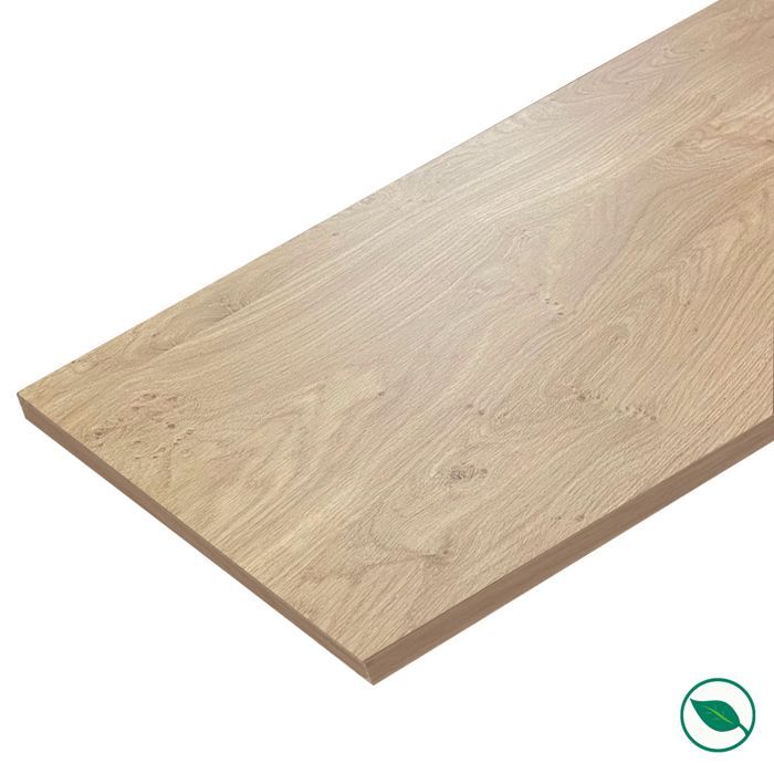 Tablero de melamina de roble francés 327 1200 x 800 x 18 mm - PEFC 70% FORESTEA Dimensiones: 1200 mm x 800 mm x 18 mm