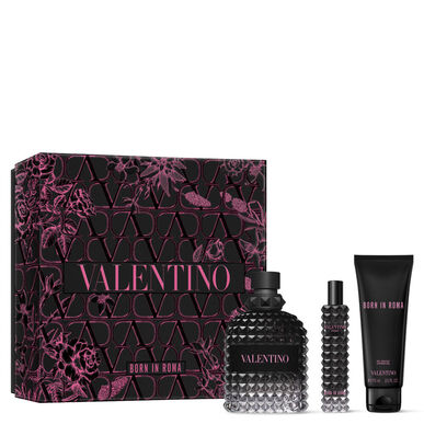 Valentino Pack Born in Roma Uomo Eau de Toilette Gavesæt Parfume Herre Woody 100 ml 100 ml