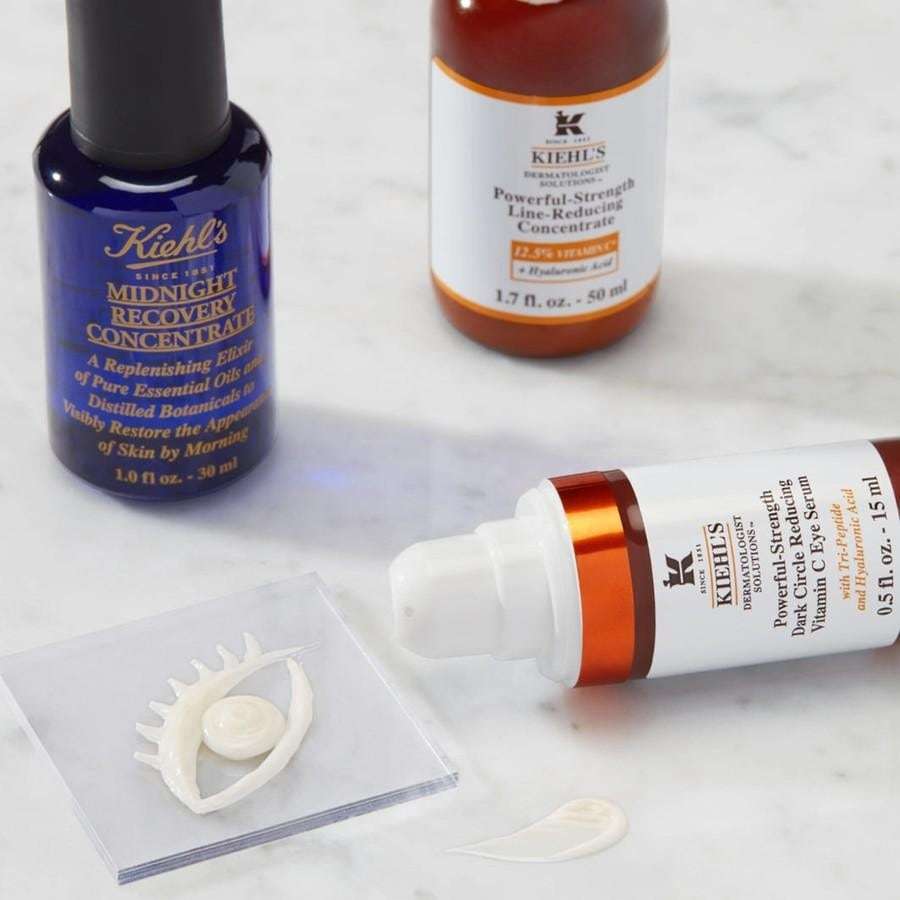 Kiehl's Eye Serum – Visoko učinkovit serum za oči z vitaminom C za zmanjšanje gub in temnih kolobarjev – 15 ml