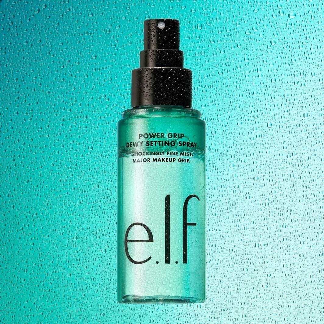 Fixačný sprej elf Cosmetics Fixierspray Power Grip Dewy Fixing Spray - 80 ml