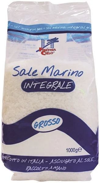 FENÊTRE SUR LE CIEL Gros sel marin Fenêtre sur le Ciel 1 kg non raffiné et pur
