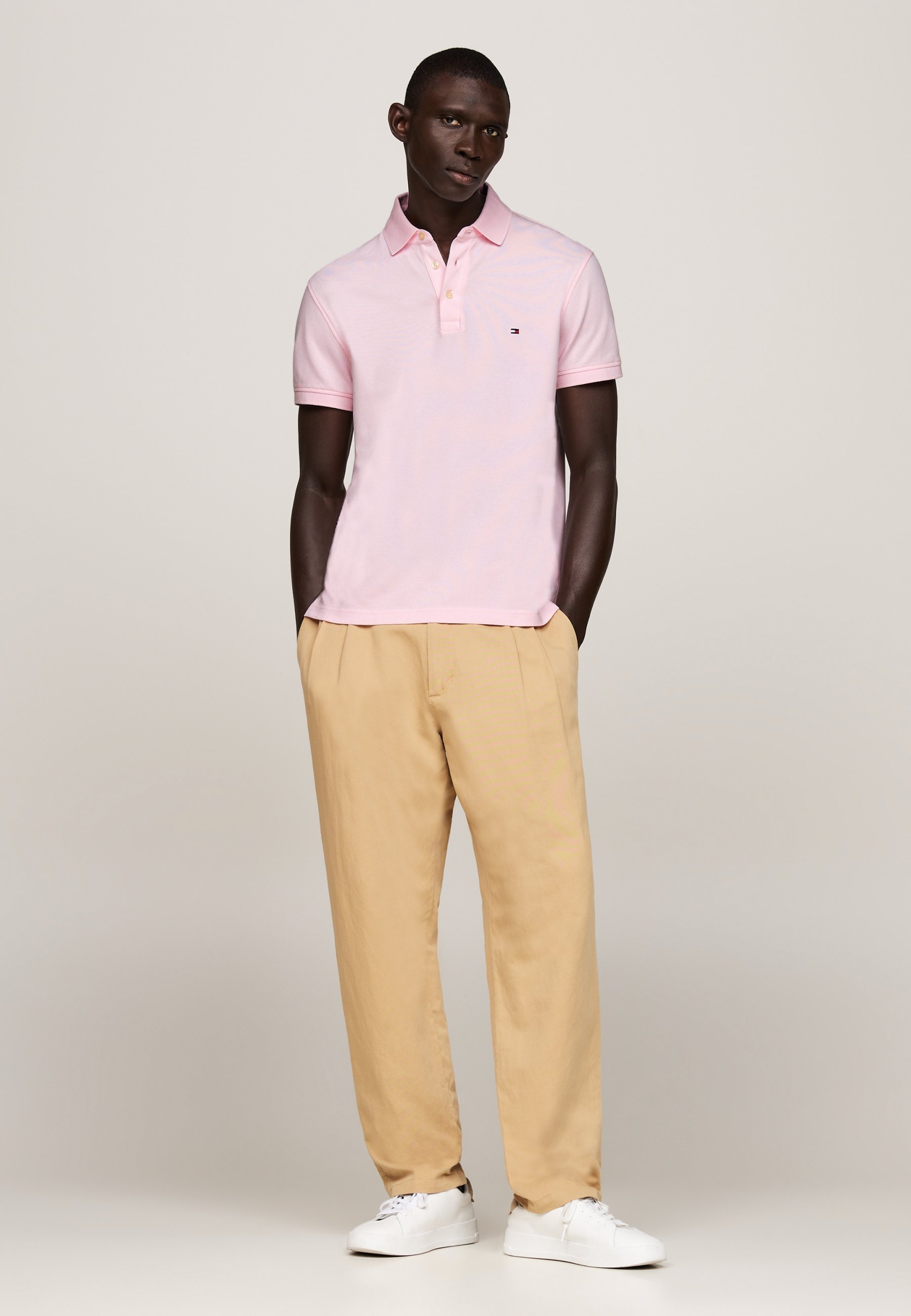Tommy Hilfiger SLIM - Poloshirt - lichtroze