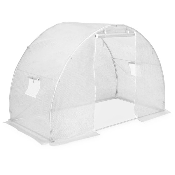 VidaXL Szklarnia ogrodowa Biały 300 x 150 x 200 cm Z