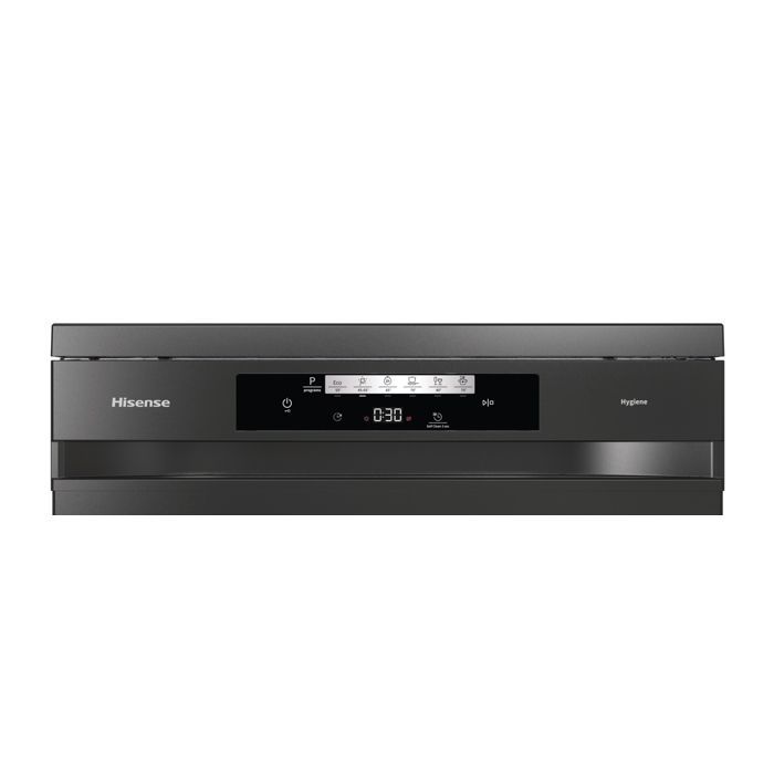 Lavavajillas independiente Hisense HS642D90B, con capacidad para 14 servicios.
