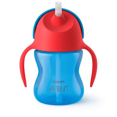 Philips Avent Copo palhinha com pegas azul/vermelho      1 un 1 un