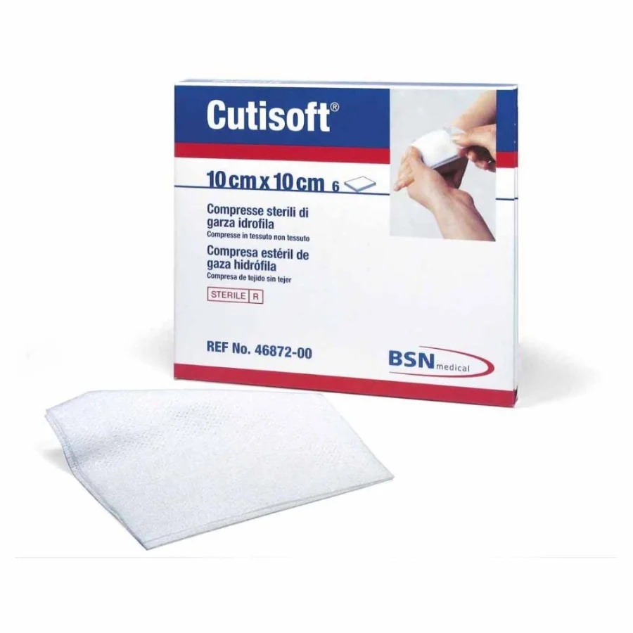 CUTISOFT Kompressen Cutisoft 10x10 cm 6 Stück