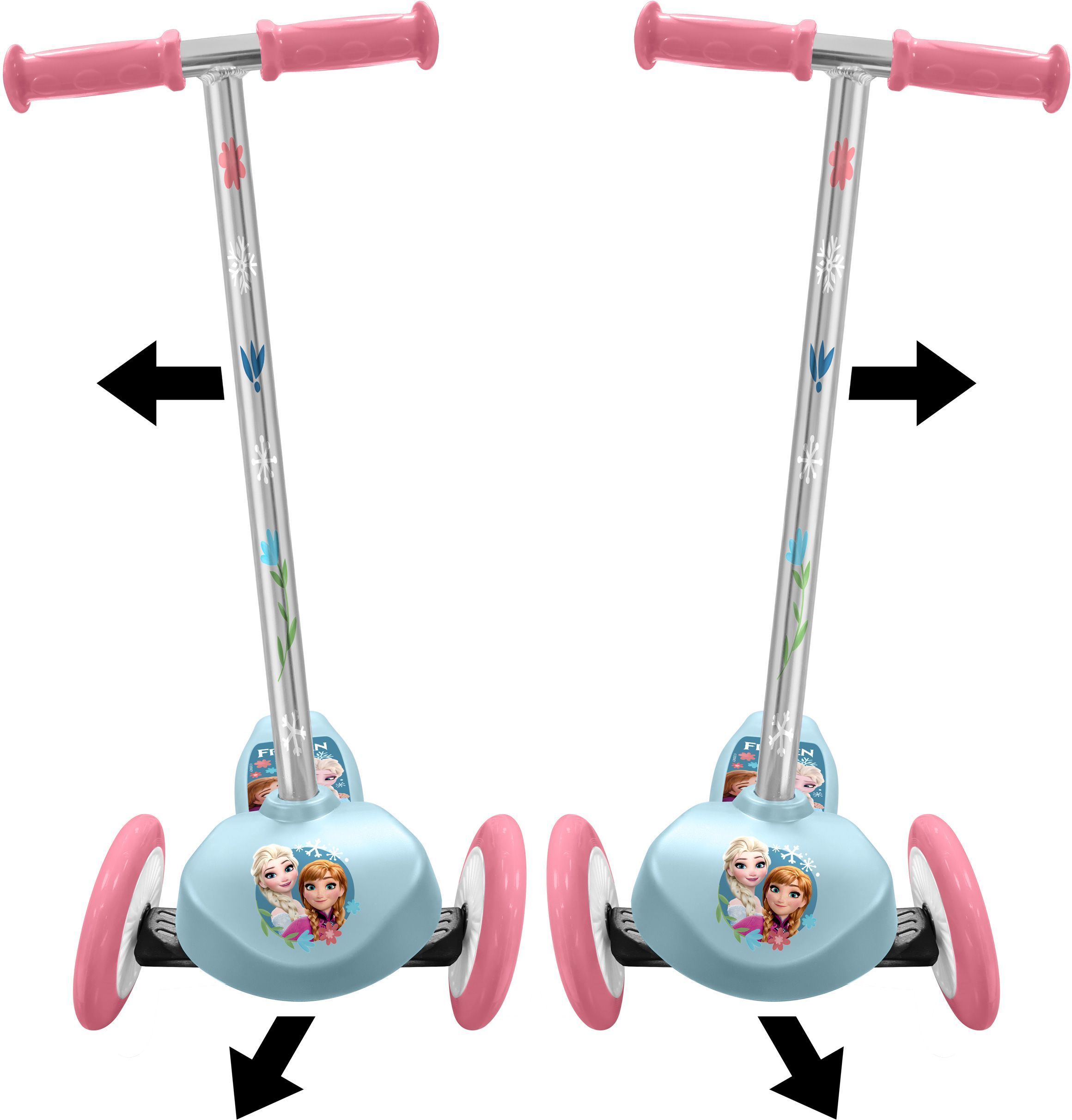 Patinete infantil com direção - Frozen - RN246045 - 3 rodas - Azul
