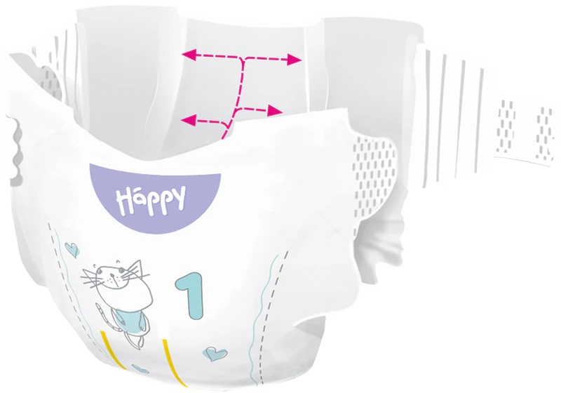 BELLA Baby Happy Soft&Delicate vienkartinės sauskelnės