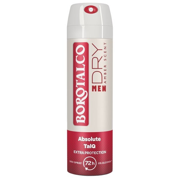 Deodorant z vonjem Borotalco Men Dry Ambre 150 ml
