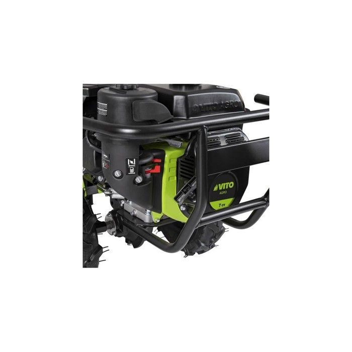 VITO 4-Stroke 7HP 212cc Petrol Tiller with Dual-Direction Tiller Blades