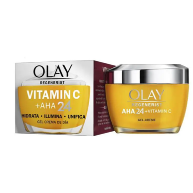 Olay Regenerist C vitamīna AHA24 dienas želejveida krēms pret novecošanos, pretgrumbu mitrinošs krēms 50 ml 50 ml