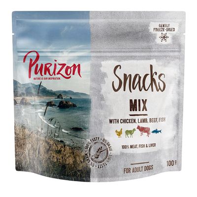 Petiscos Purizon para Cães - Mistura Sem Grãos