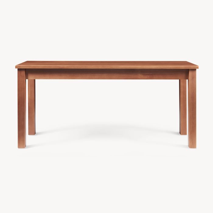 Banco de comedor Trerunulu de 100 x 35 x 45 cm con efecto nogal.