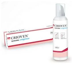 Mousse cryogénique Crioven d'OMEGA PHARMA pour les douleurs veineuses 150 ml