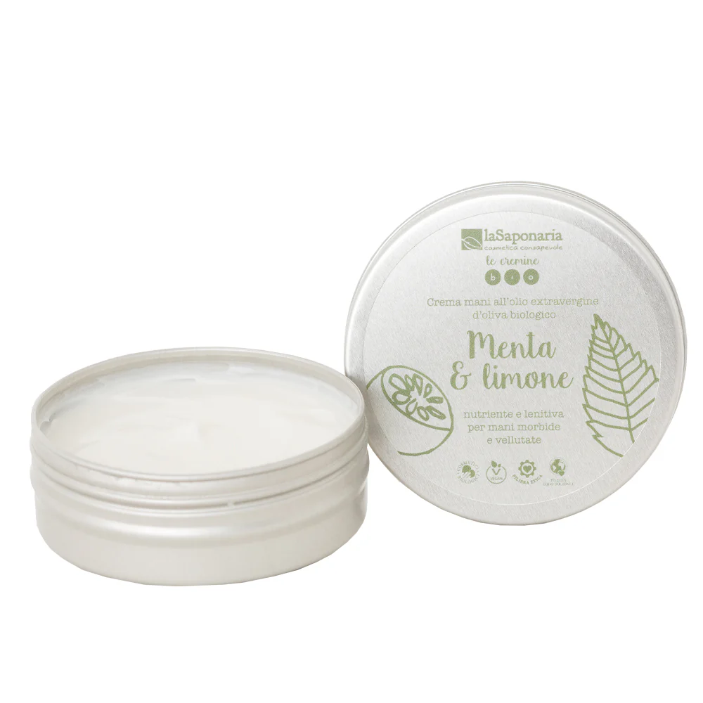 Mani Crema mani menta e limone - Tratt.mani Antietà Antimacchie