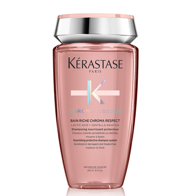 Kérastase Chroma Absolu Bain Riche Chroma Respect kosteuttava shampoo paksuille, värjätyille hiuksille 250 ml