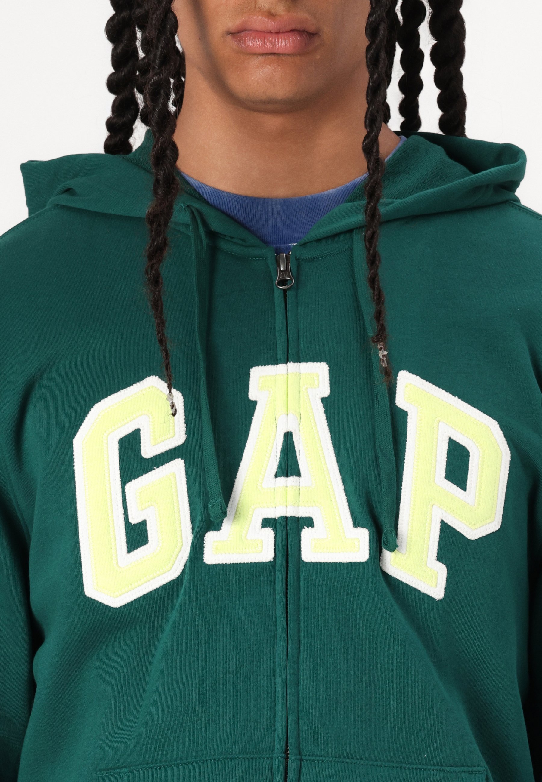 GAP HERITAGE LOGO - Užtraukiamas džemperis - atogrąžų miško spalva