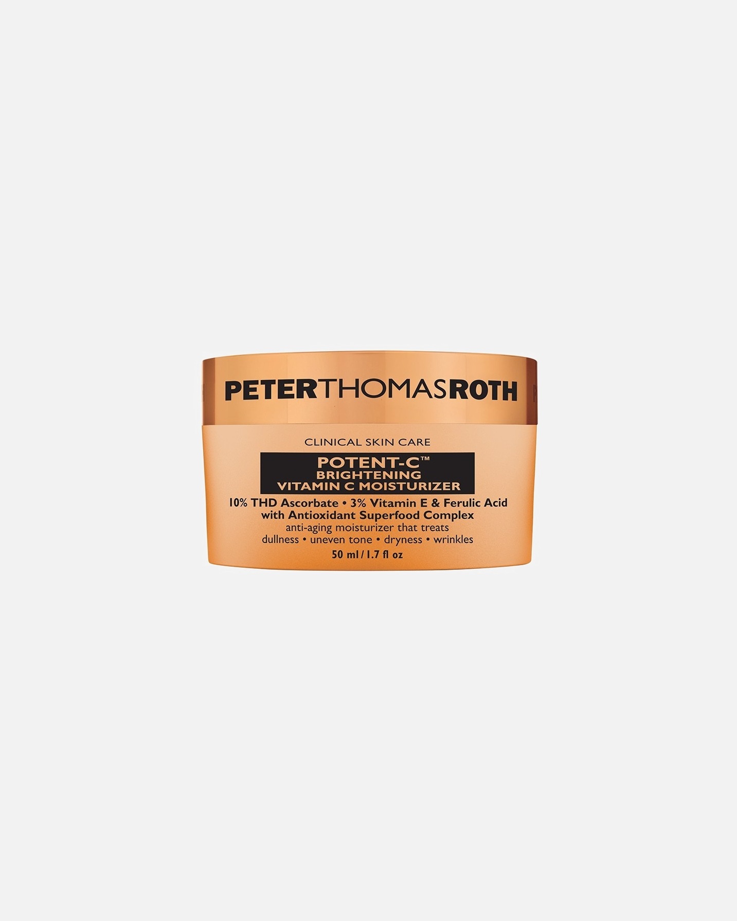 Peter Thomas Roth mirdzošs mitrinošs sejas krēms ar C vitamīnu - 50 ml