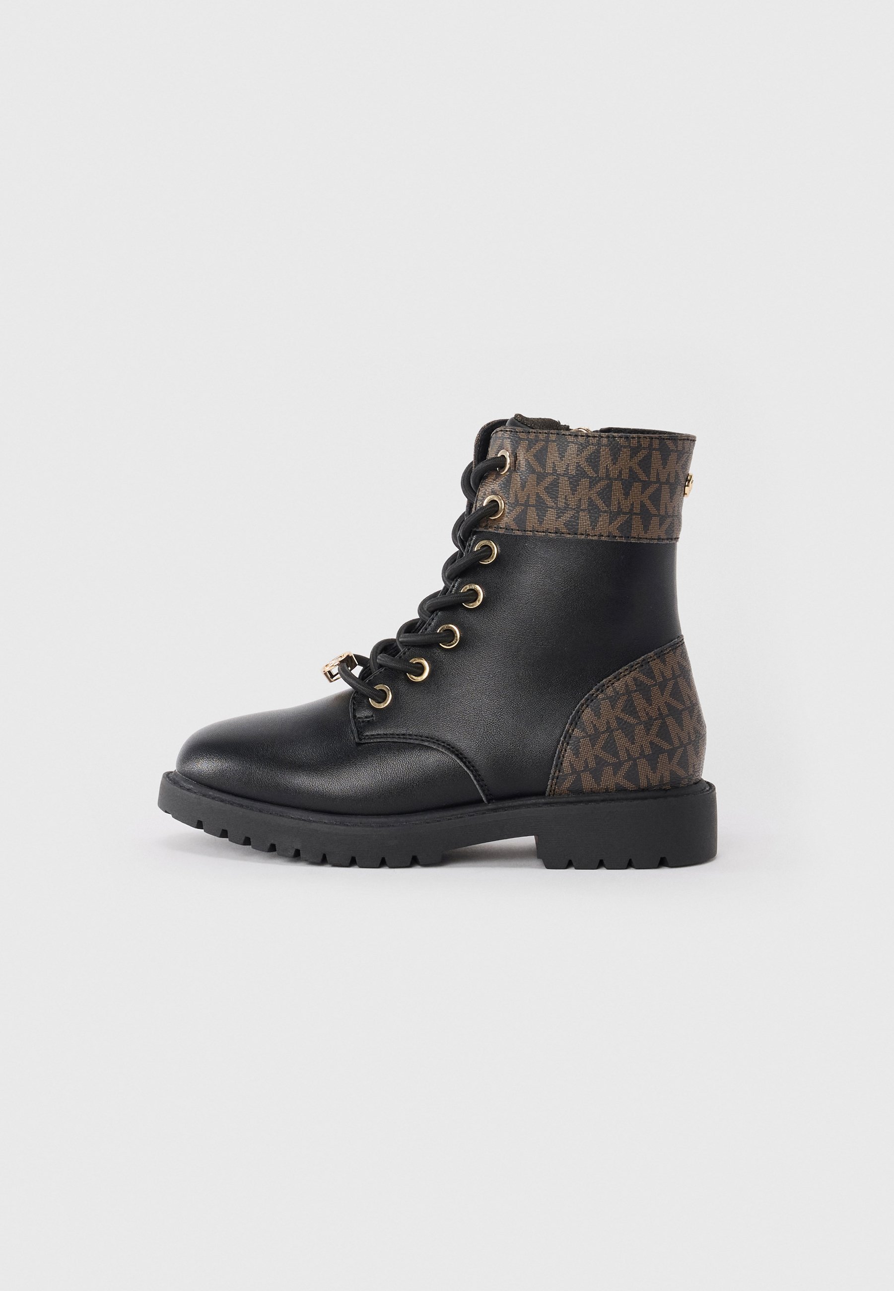 Michael Kors Kids MADELINE ALISTAIR - Enkellaarsjes met vetersluiting - zwart