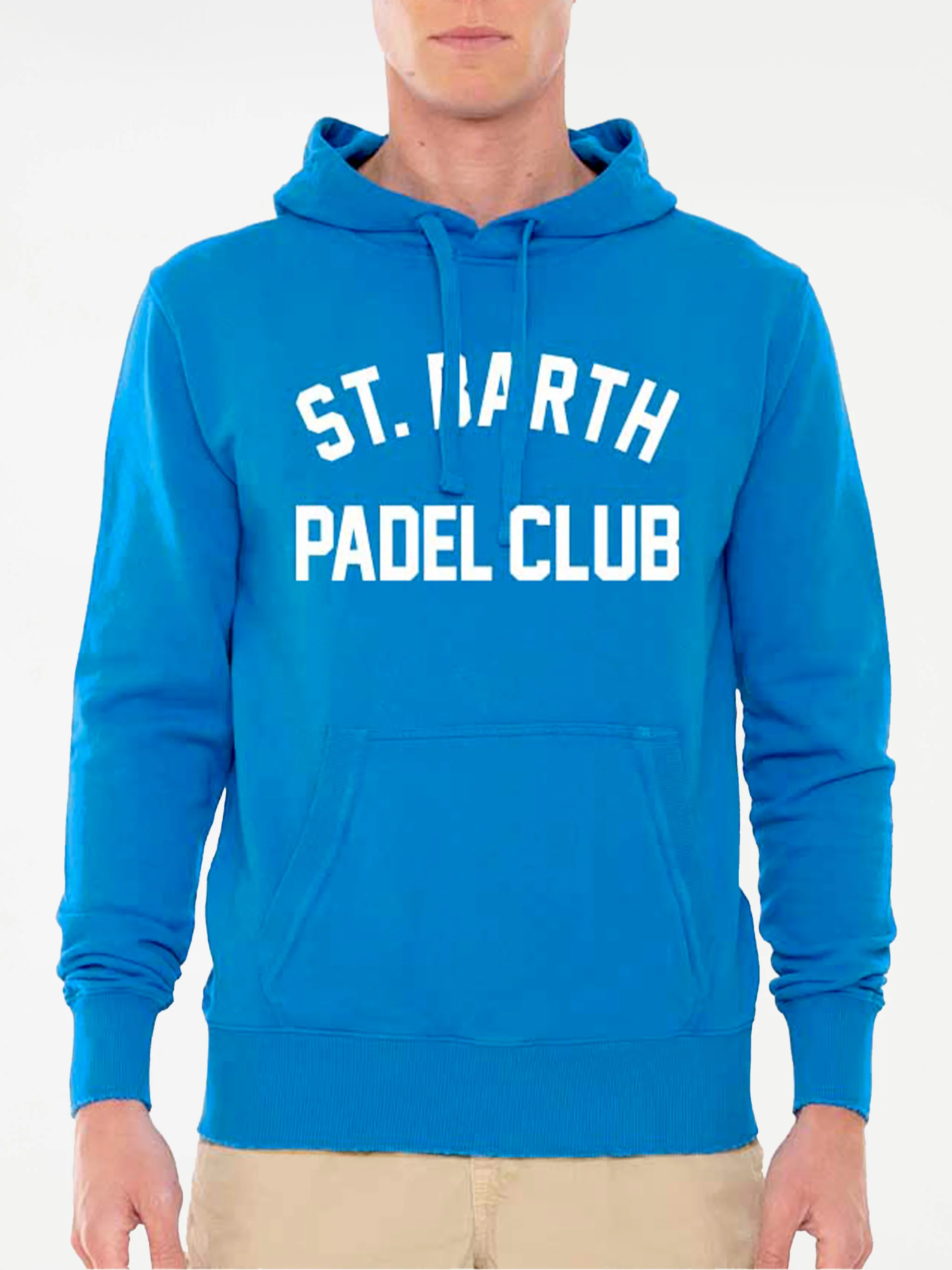 Moletom masculino de algodão com estampa do St. Barth Padel Club