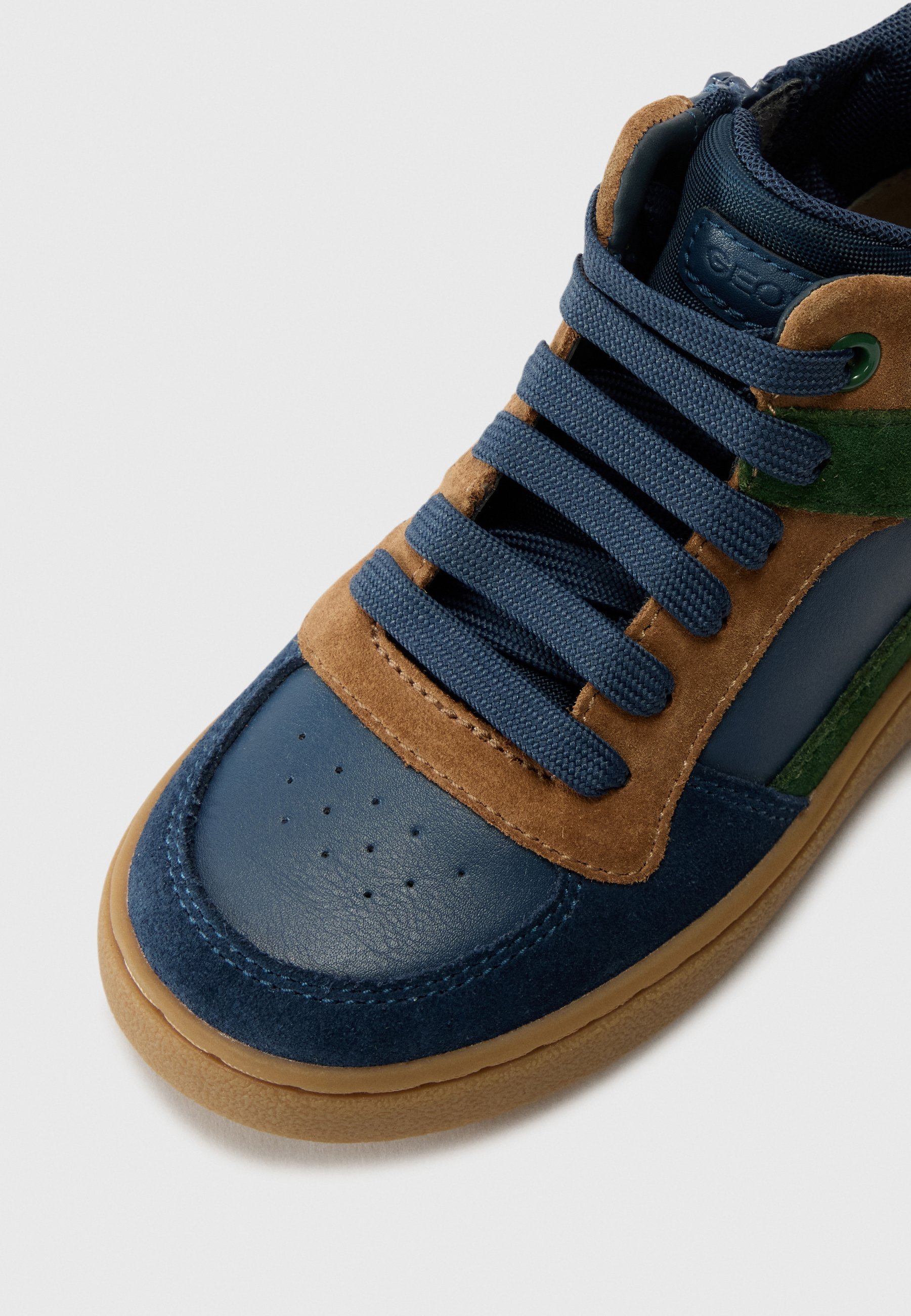 Geox THELEVEN BOY - Sneakers - marineblauw/groen