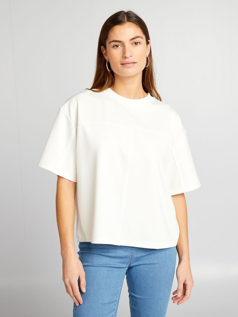 Camiseta holgada - BLANCA
