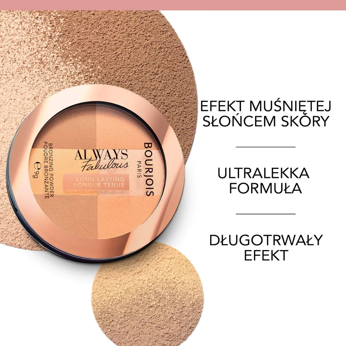 Bourjois Always Fabulous 002 Dark bronzer do twarzy