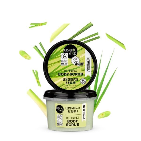 Organic Shop Verfeinerndes Körperpeeling Zitronengras & Zucker 250 ml