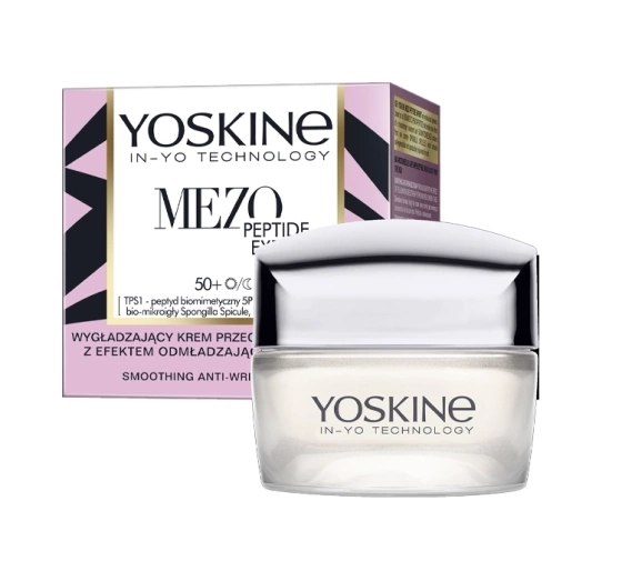 Yoskine Mezo Peptide Expert wygładzający krem przeciwzmarszczkowy na dzień i na noc 50  50ml
