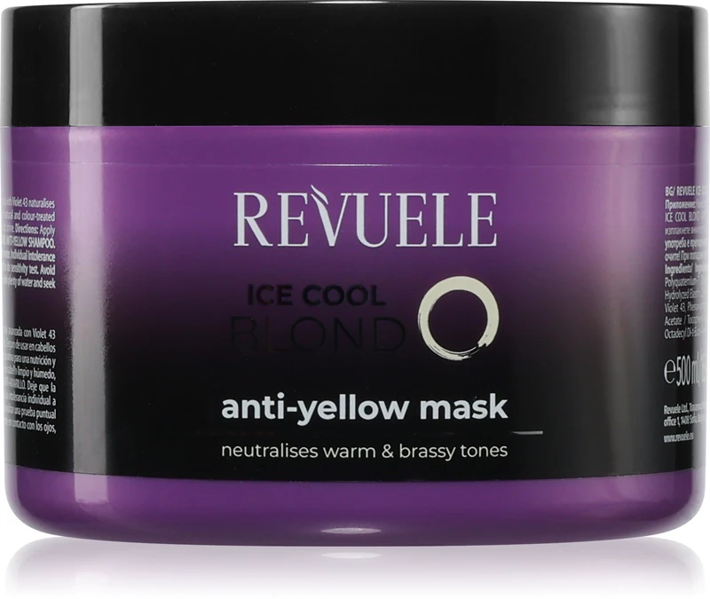 „Revuele Ice Cool Blond“ plaukų kaukė nuo geltonumo
