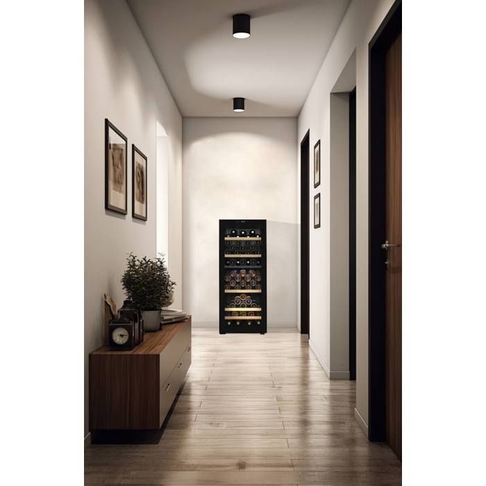 CEPAGE108DZ dual-zone wine cellar, 108 bottles, adjustable temperature, Vinotag connected, modern design, 38 dB