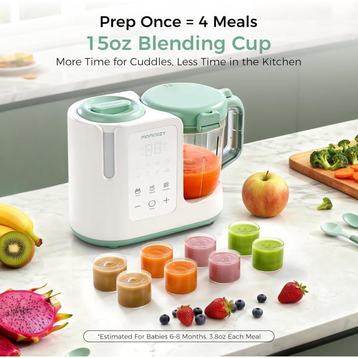 AutoMeal Robot de cuisine pour bébé Mélangeur vapeur automatique en une étape