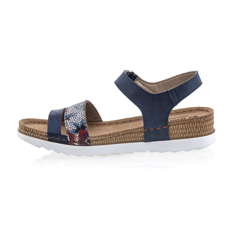 Sandalias azules para mujer / Zapatos de punta abierta