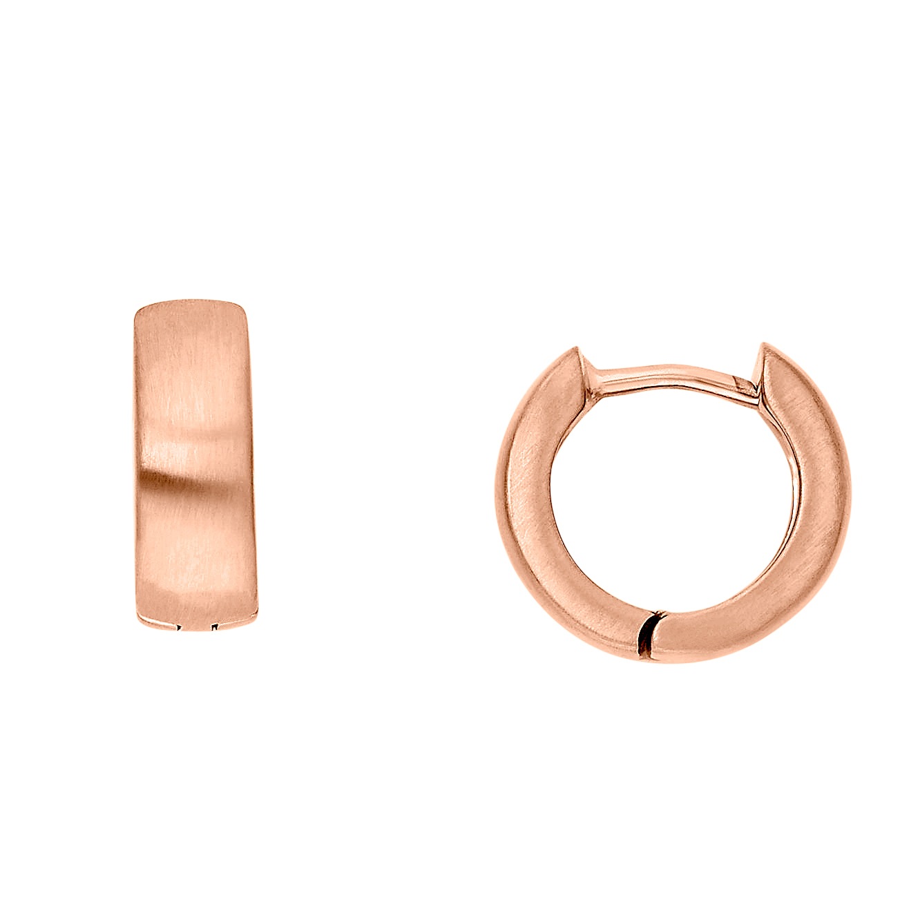 Heideman Boucles d'oreilles créoles couleur or rose