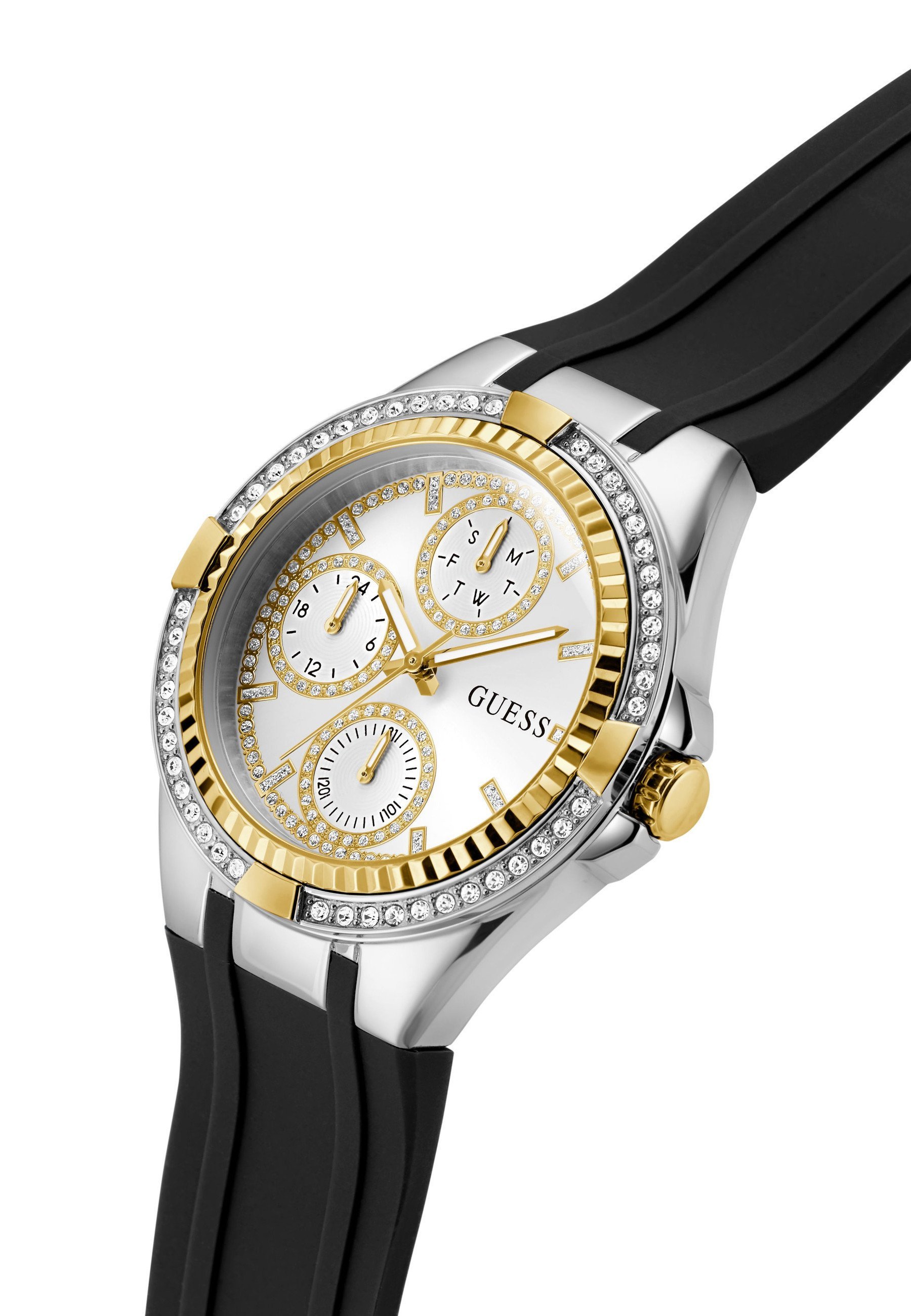 Guess SAVVY - Chronograafhorloge - zwart