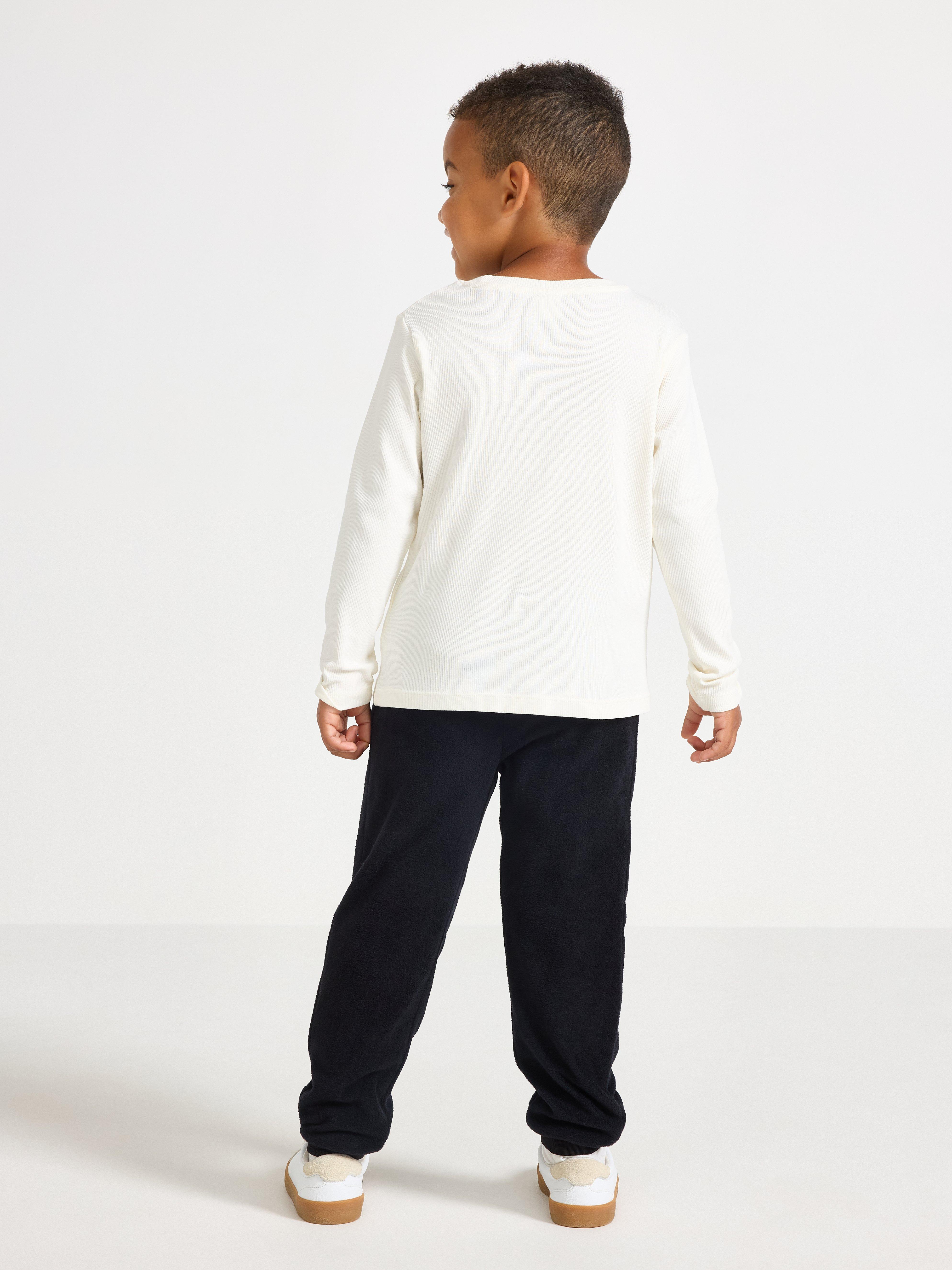 Mjukisbyxor a microfleece Black