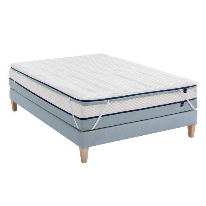 Surmatelas mémoire de forme 90x190 7 cm Someo Songe