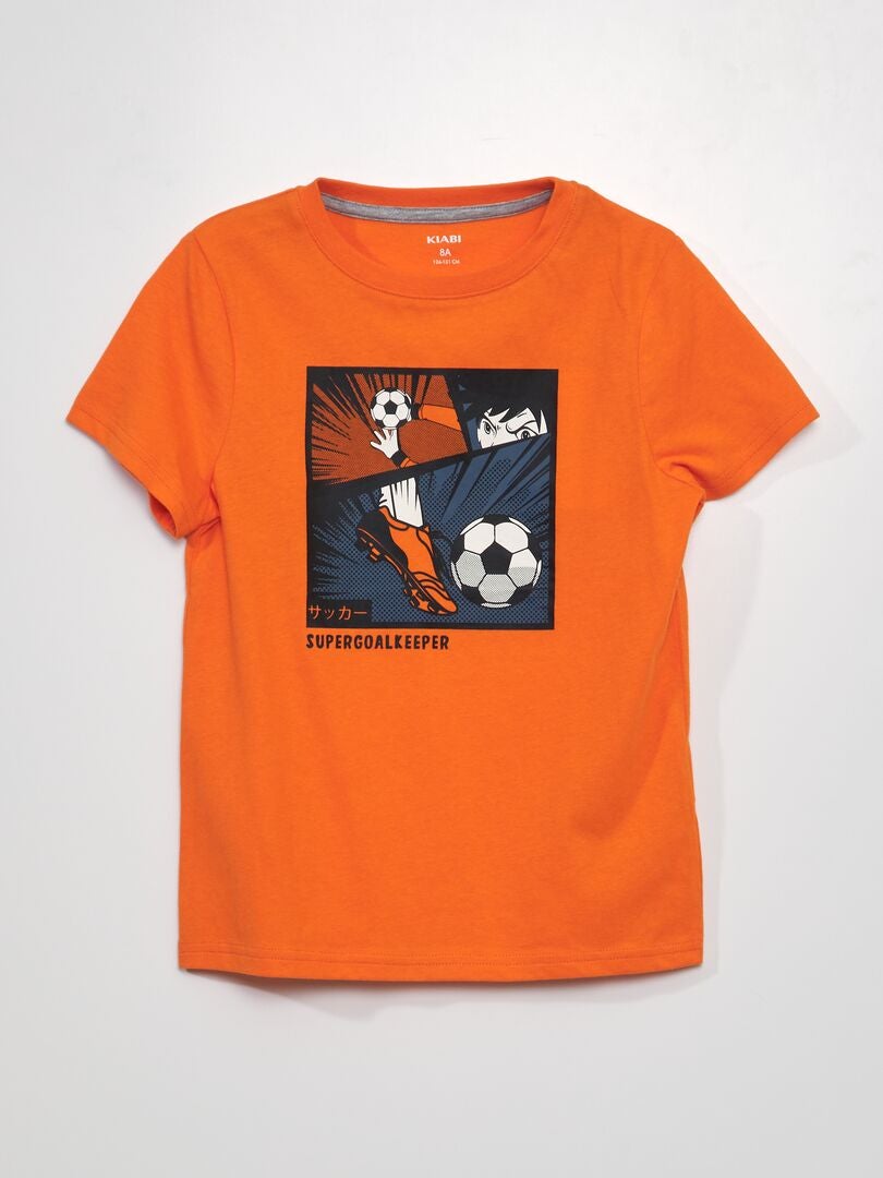 Camiseta estampada - LARANJA