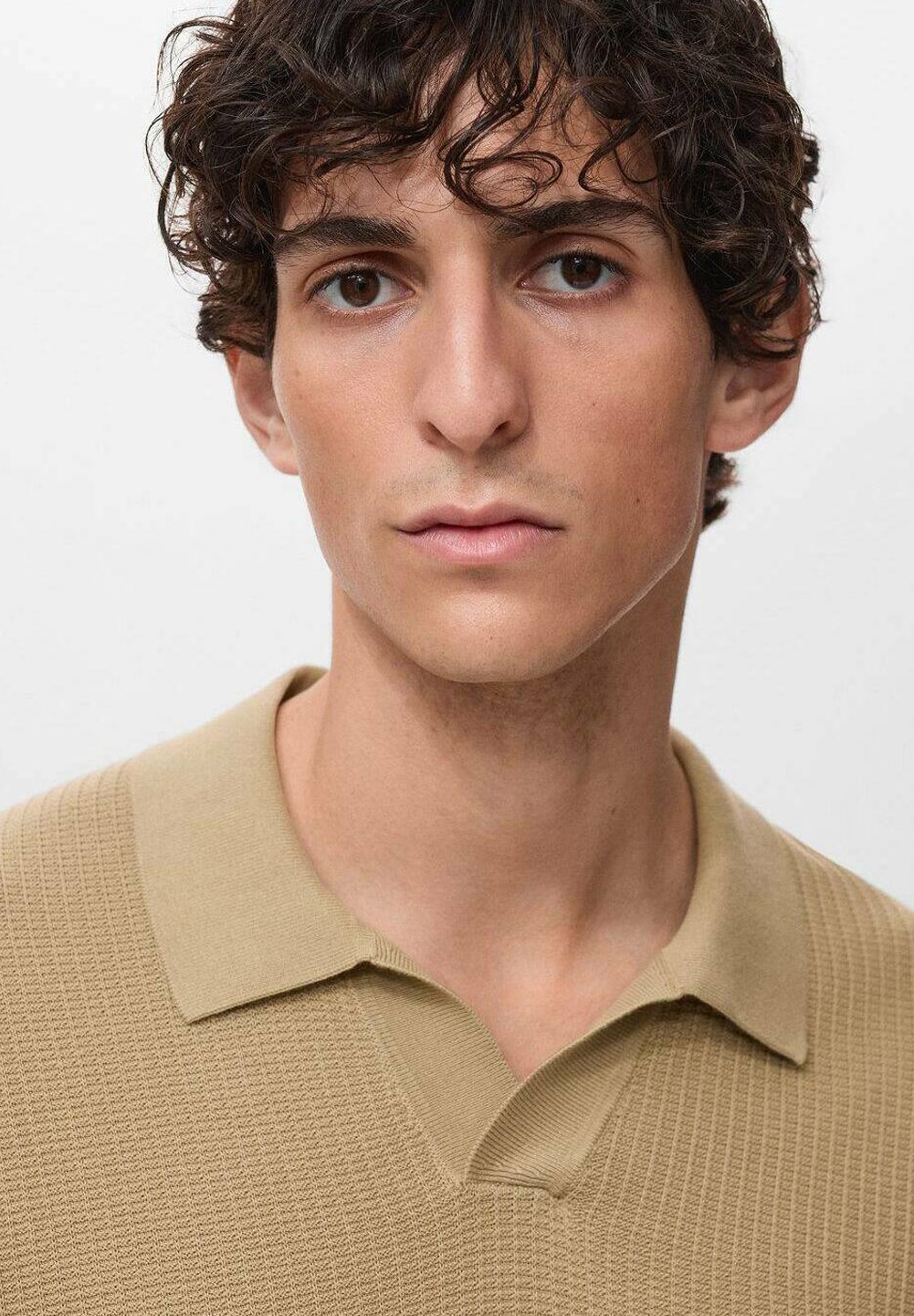 Mango poloshirt - beige