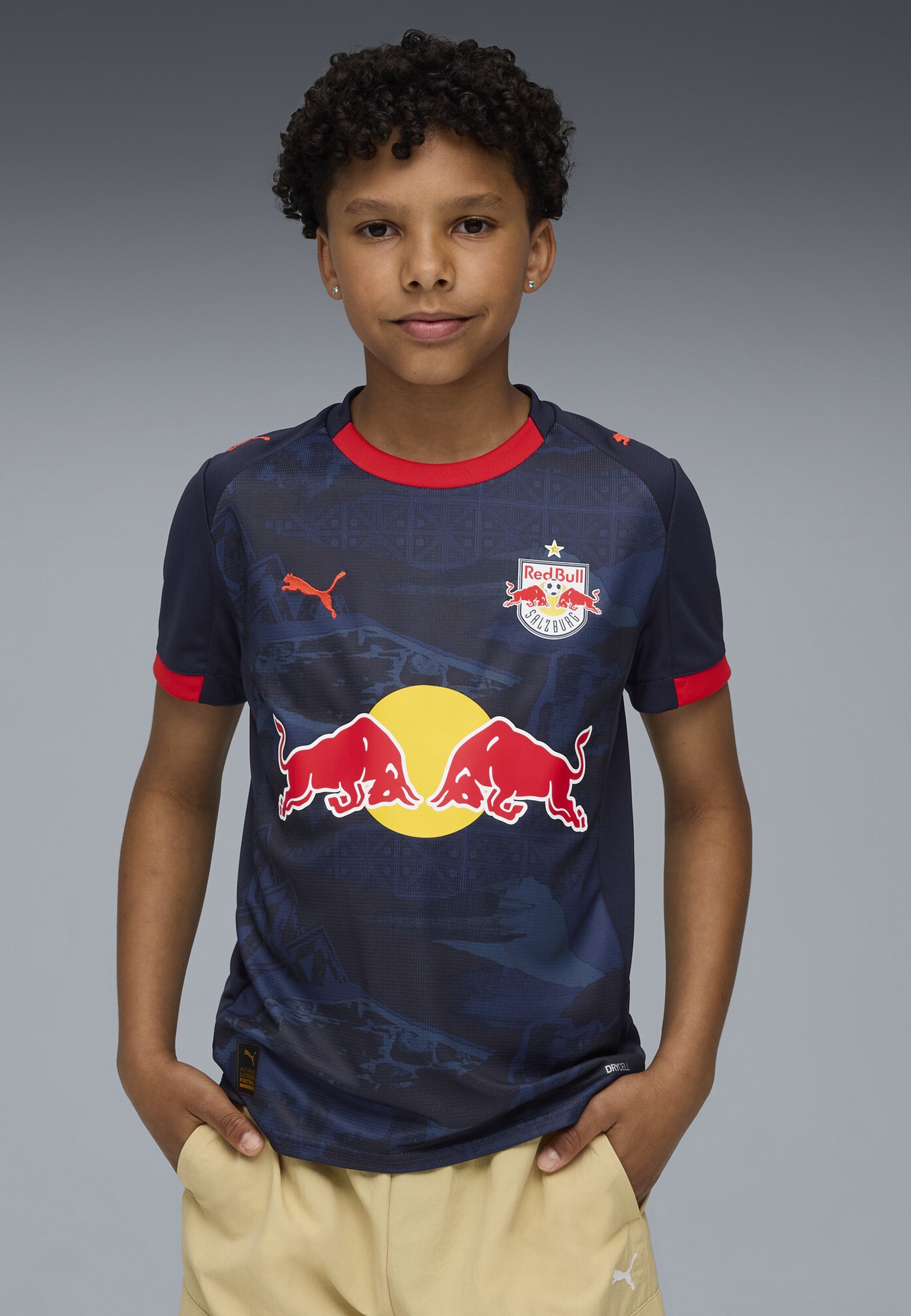 Puma FC RED BULL SALZBURG 25/26 - Clubkleding - nieuw marineblauw rood