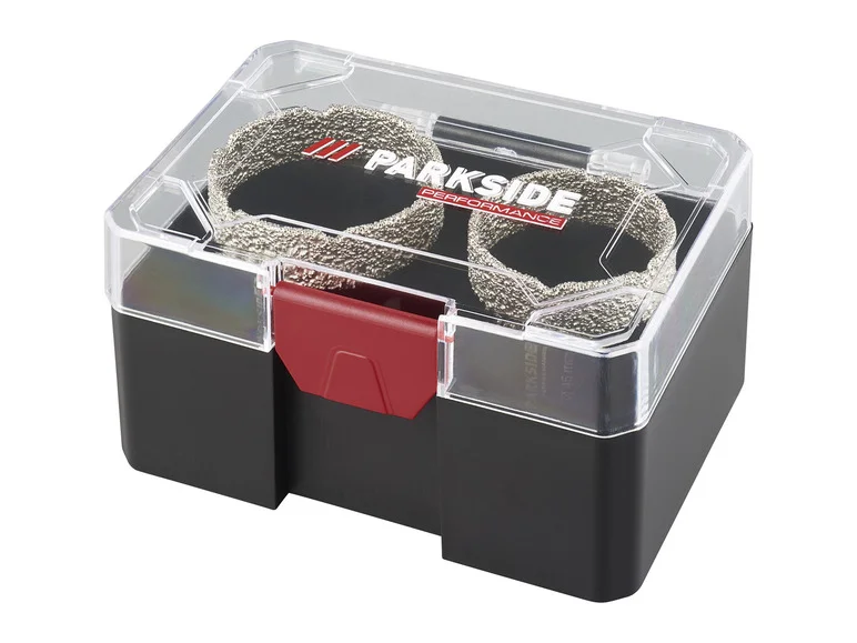 Conjunto de trepanação diamantada PARKSIDE PERFORMANCE® PDBK 3 A1